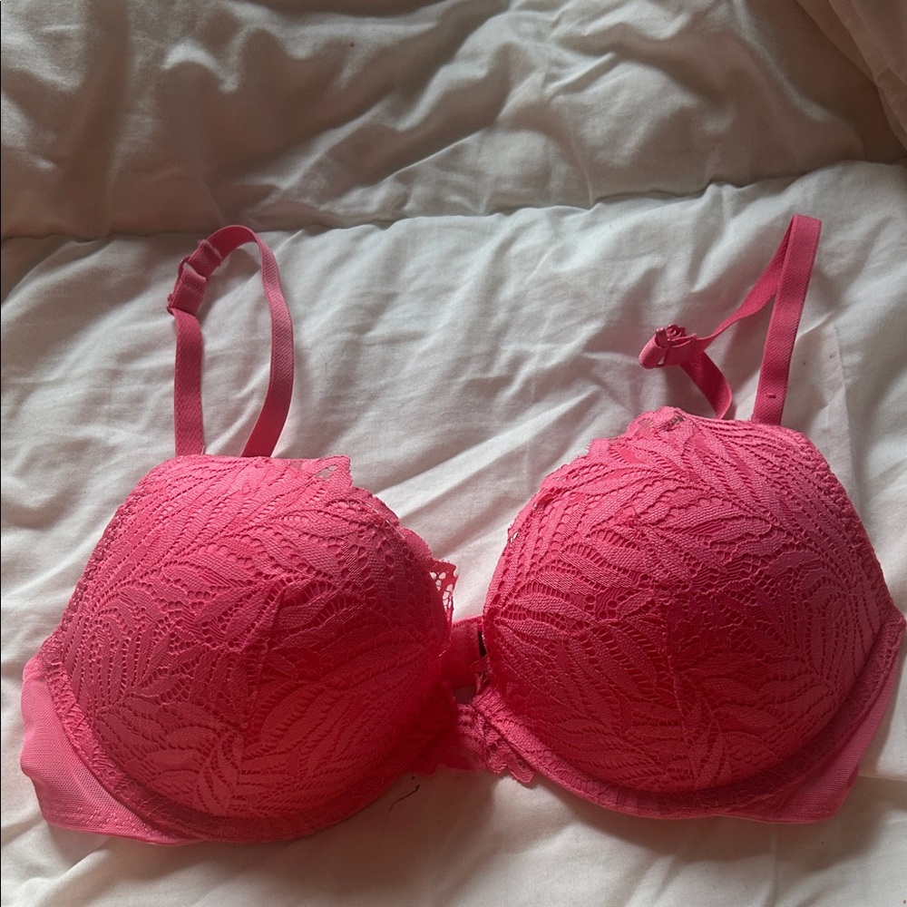 La SENZA Vibrant Pink Lace Bra